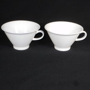 2 footed tea cups. ARABIA FINDLAND HARLEKIN